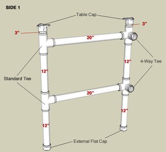 The $74 PVC Mega Awesome Super PVC Table : 8 Steps (with Pictures ...