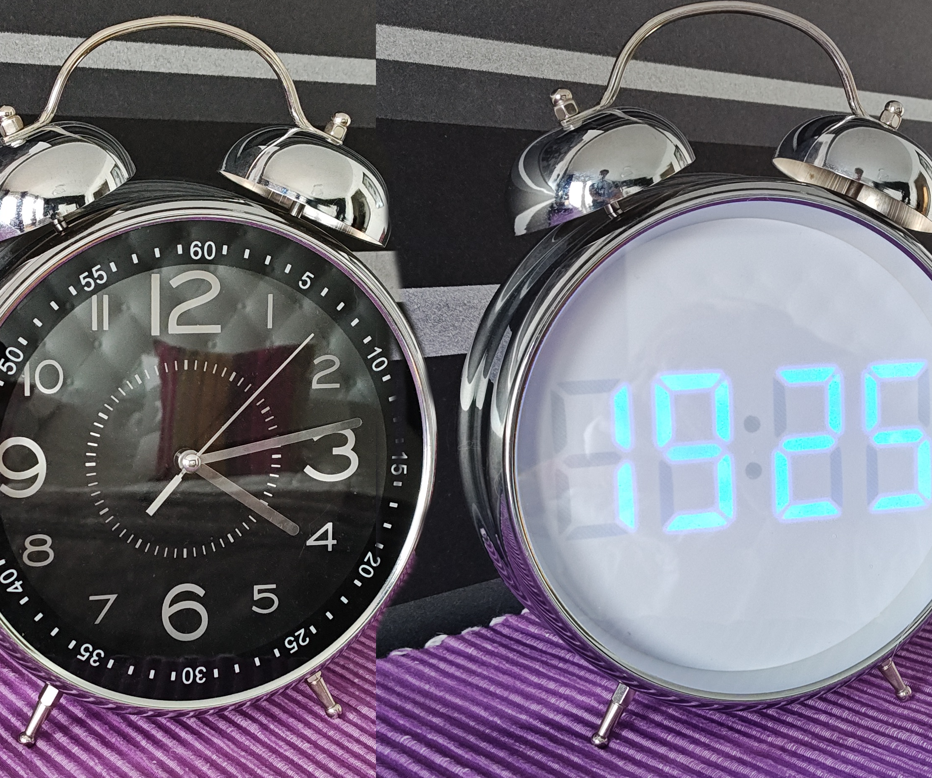 Replacing Analog Dial With Digital in Alarm Clock : 11 Steps (with ...