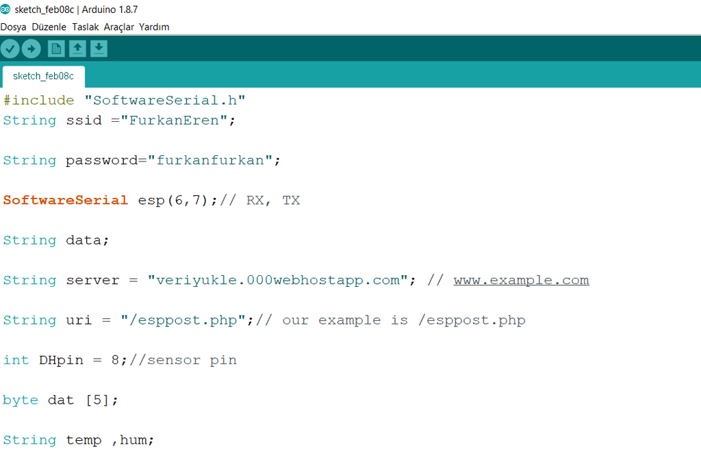 Arduino Esp8266 Post Data to Website : 6 Steps - Instructables
