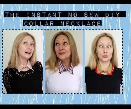 The Instant No Sew DIY Collar Necklace 