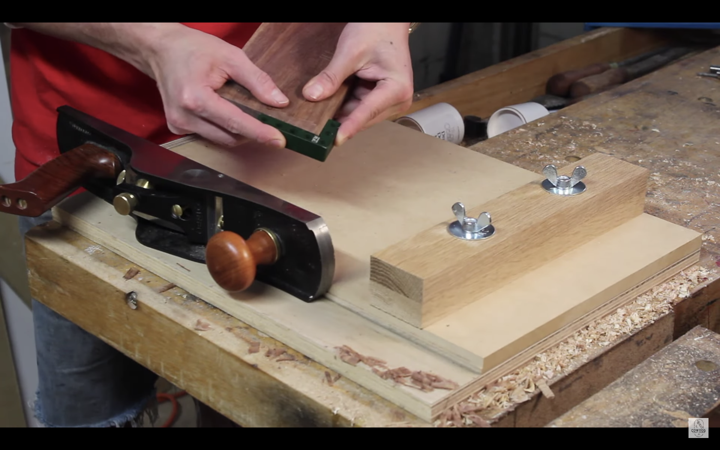 Scrap Wood Shooting Board Hand Tool Woodworking for Beginners 4