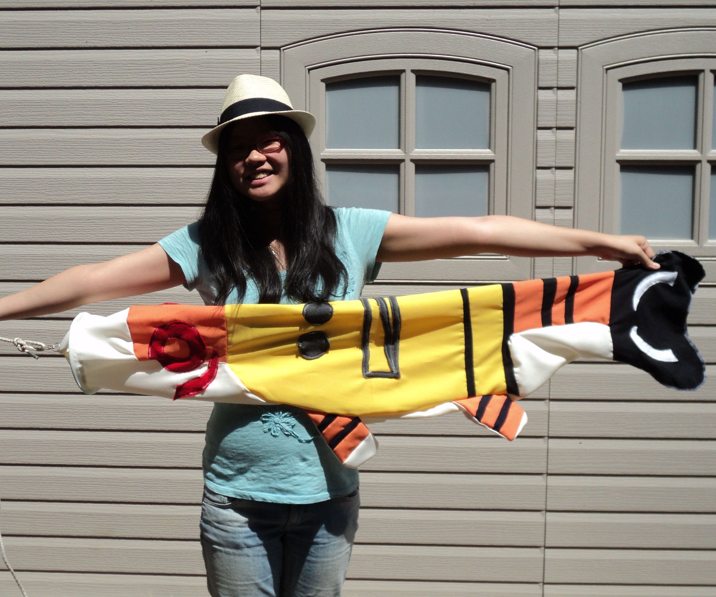 Koinobori No Instructables Roboto Carp Streamer Windsock