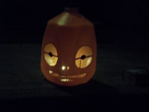 Cheap Jack-o-lantern!