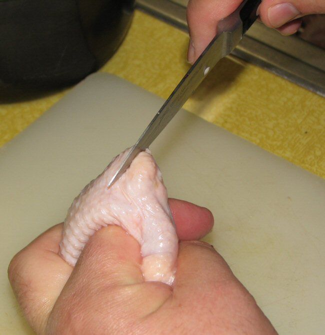 How to Section Chicken Wings