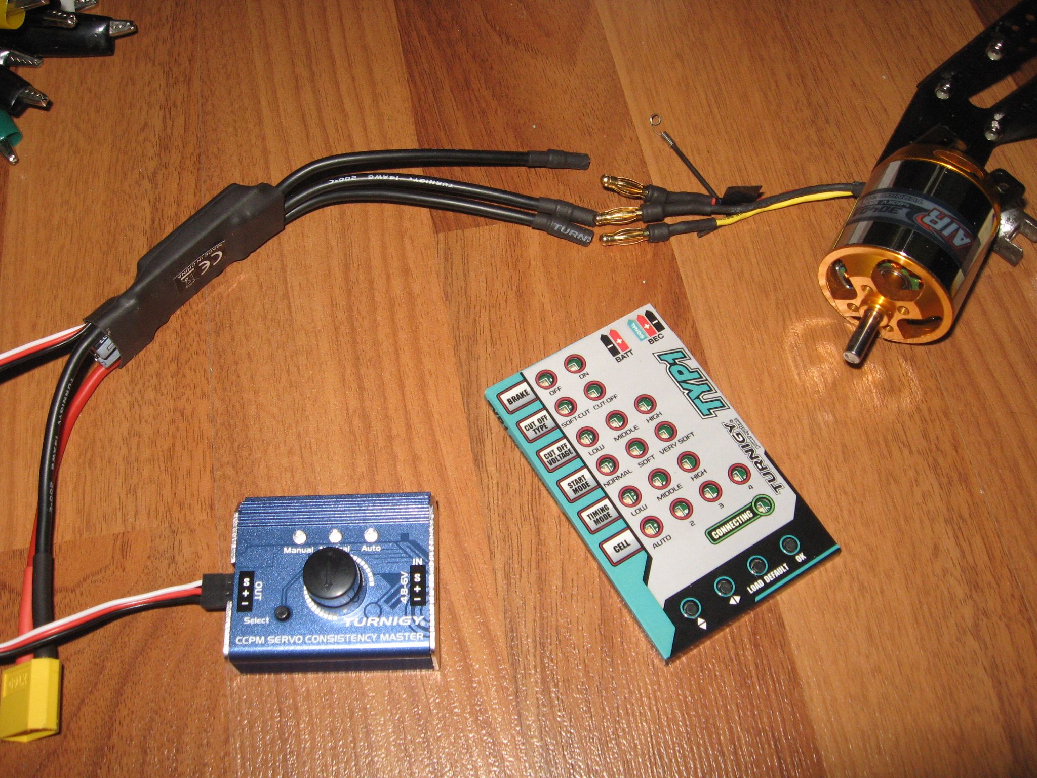 RC car ESC burnt components