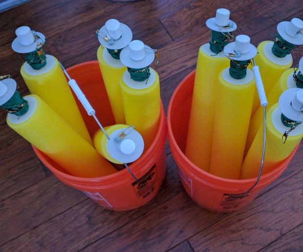 catch pole collecting fishing noodles Threehoney 10 Set 11.46 Inch Catfish Noodle Jugs Orange Catfish Jugs Fishing Lines Rig Tackle for Catfishing : Sports & Outdoors The Little Stinker Amazing Pop Catfish Noodles... A.k.a. Jug Lines