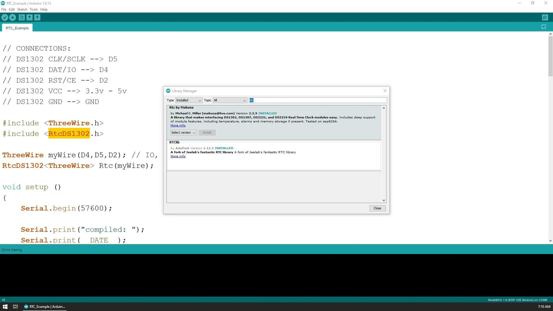 Real Time Clock Module With Arduino : 5 Steps - Instructables