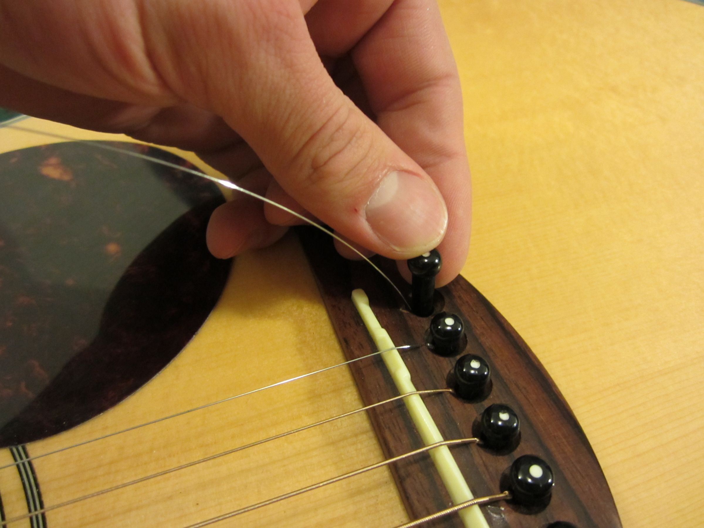 How to ReString an Acoustic Guitar 6 Steps Instructables