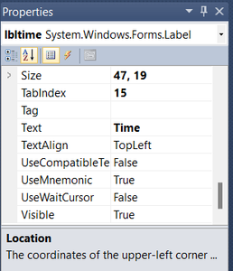Time Label