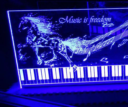 LED Lit Acrylic Sign