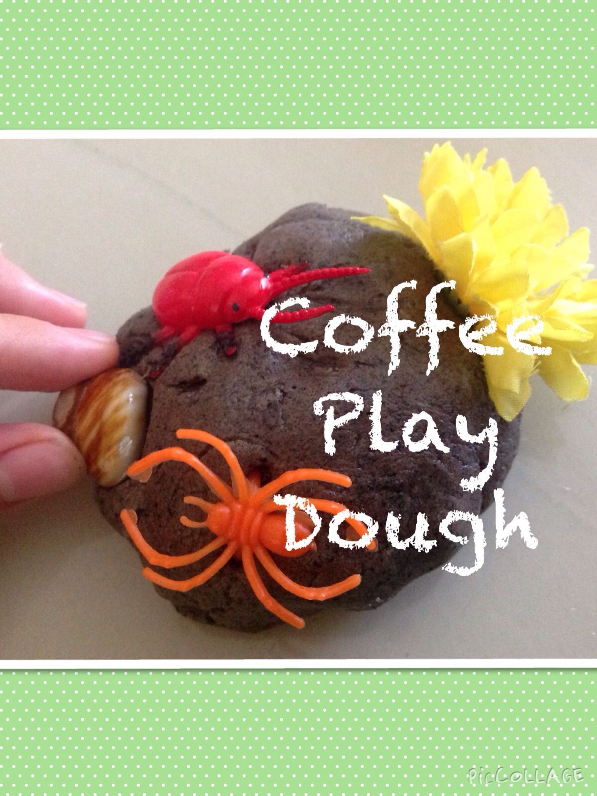 Coffee Play Dough (Mud Play Dough)