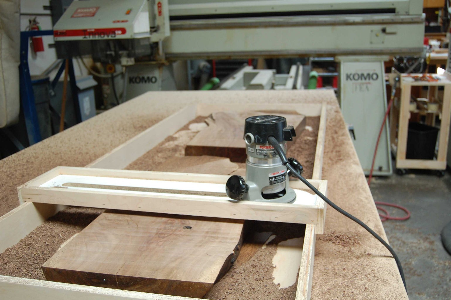 Рейсмусовая рама для фрезера Festool