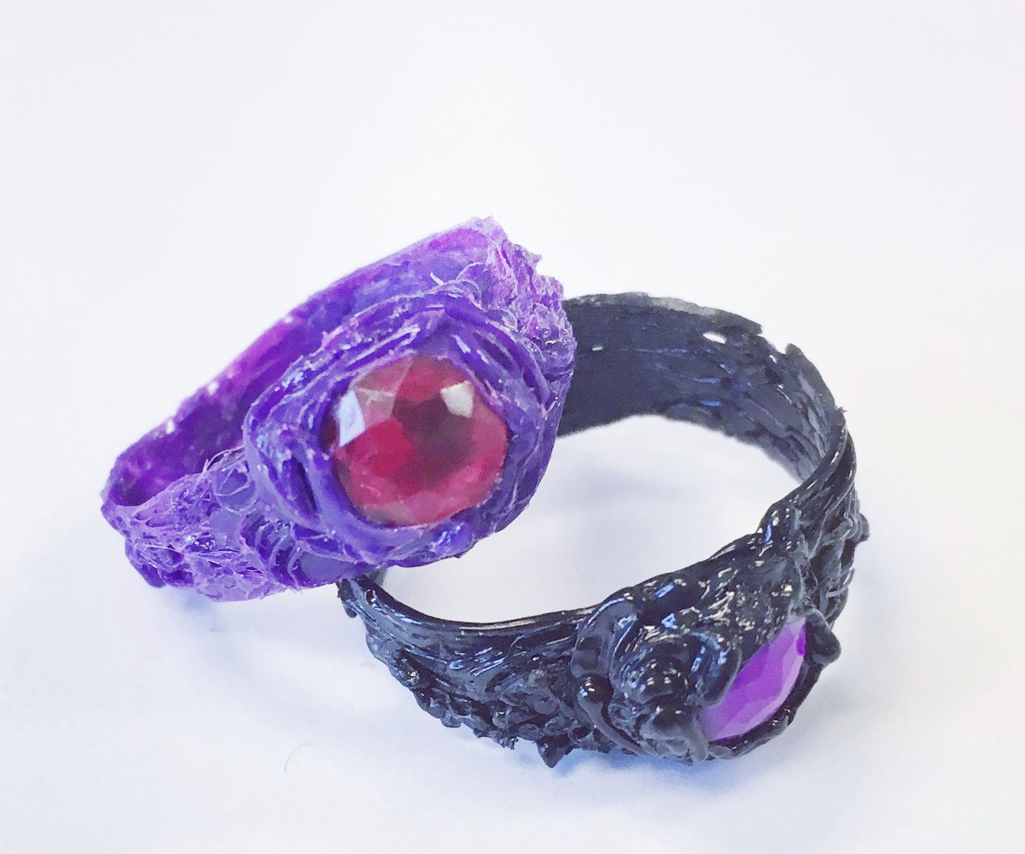 3Doodled Rhinestone Ring