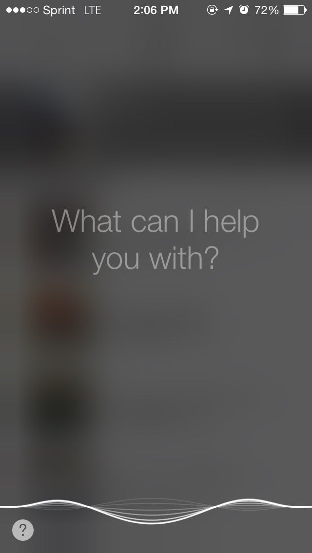 Open ("Summon") Siri