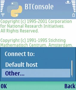 Open Python on the Phone