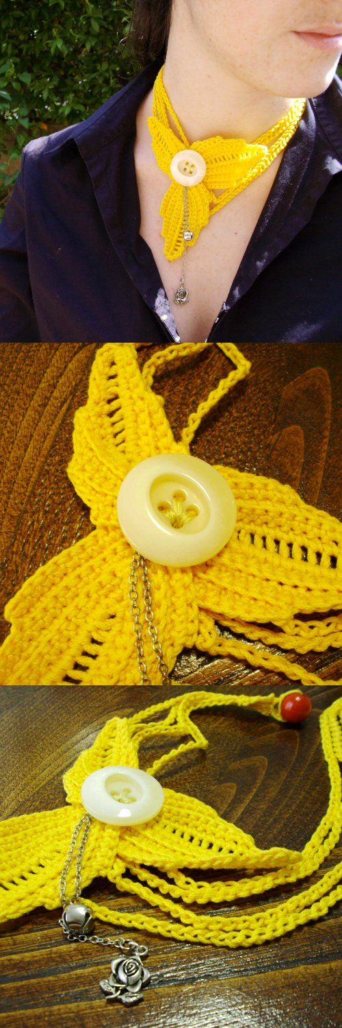 Double chain for an easy crochet start in rows