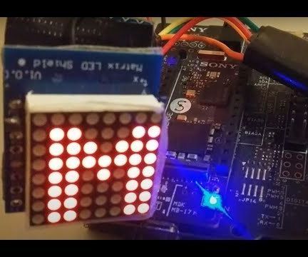 Programming an Arduino Using Another Arduino to Display a Scrolling Text Without a Library