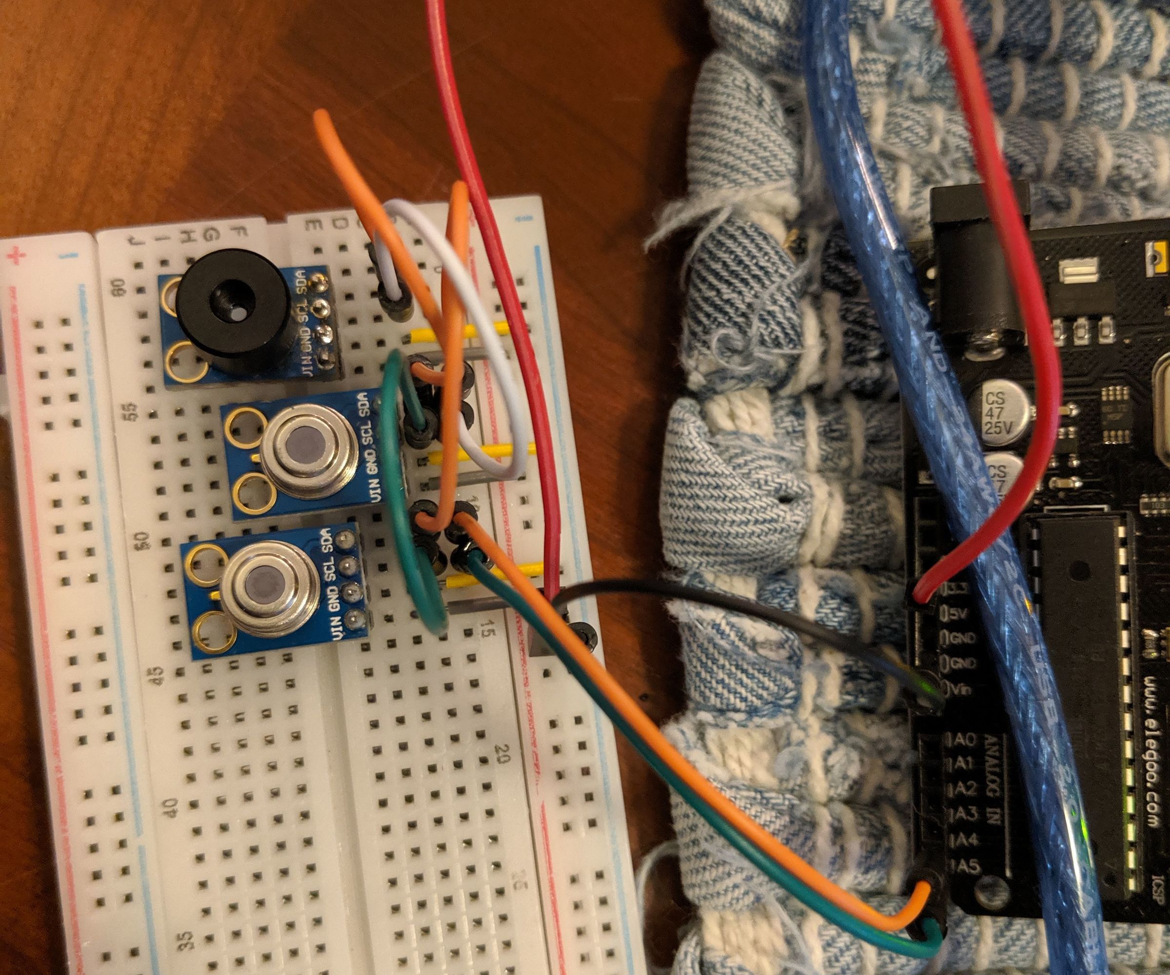 Multiple IR Temperature Sensors - MLX90614