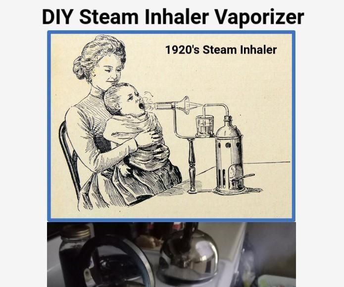 DIY Old School Steam Inhaler Nebulizer