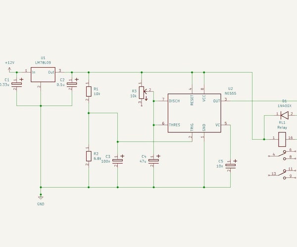 555 Based Fast Recovery Turn-on Delay Timer
