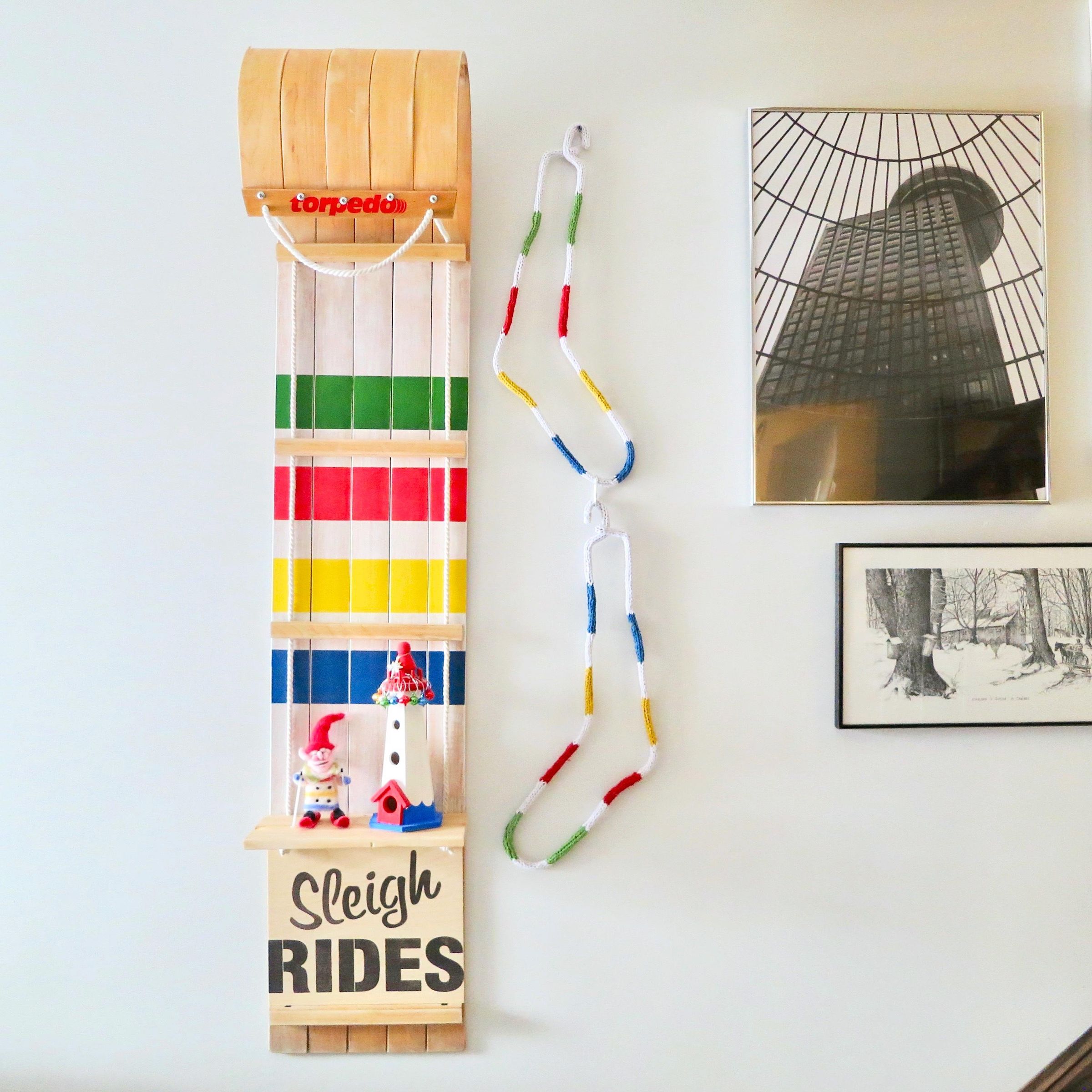 Upcycle a Toboggan Into Cheerful Xmas Decor! - Image 1