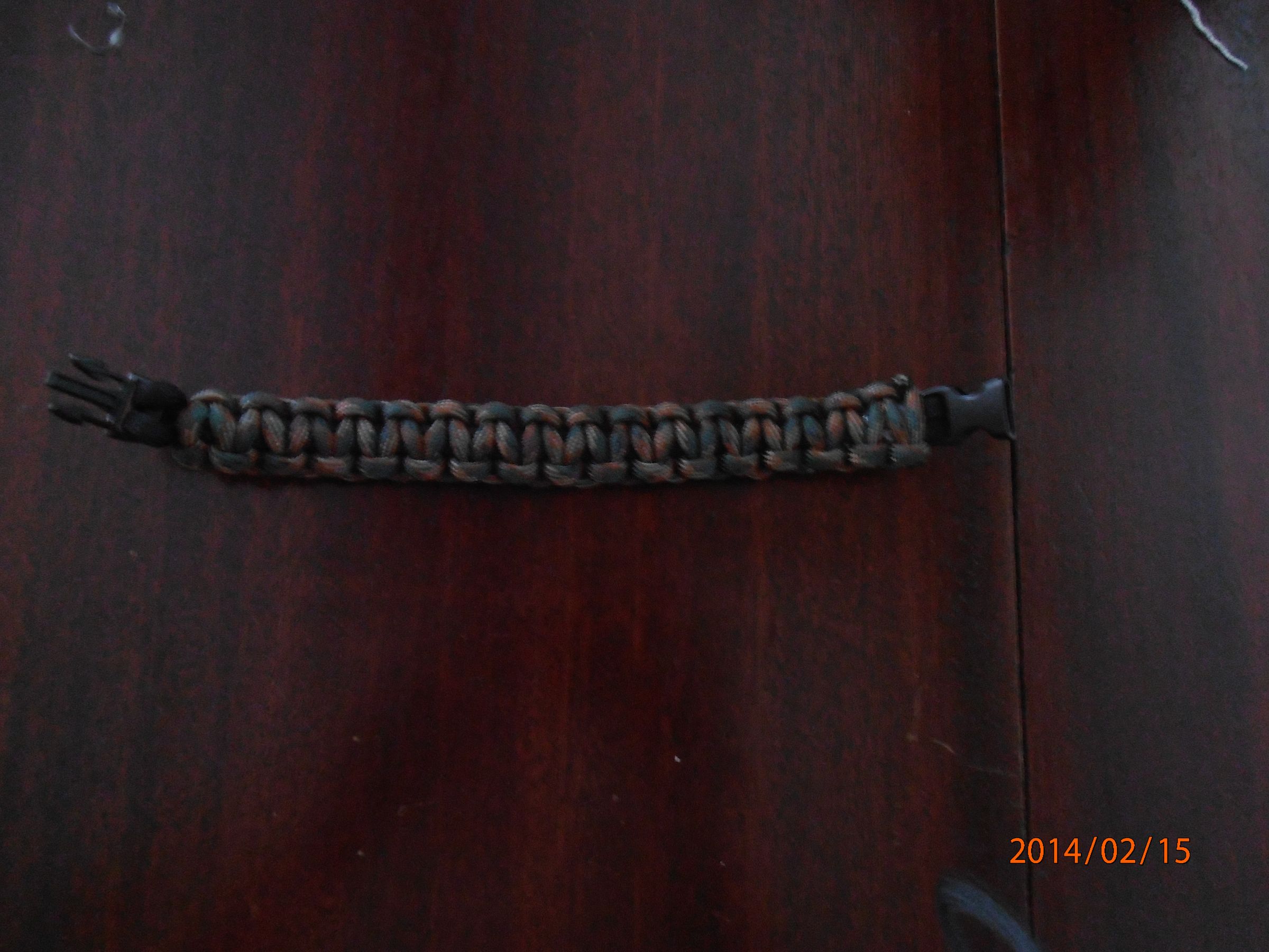Two Color Paracord Bracelet