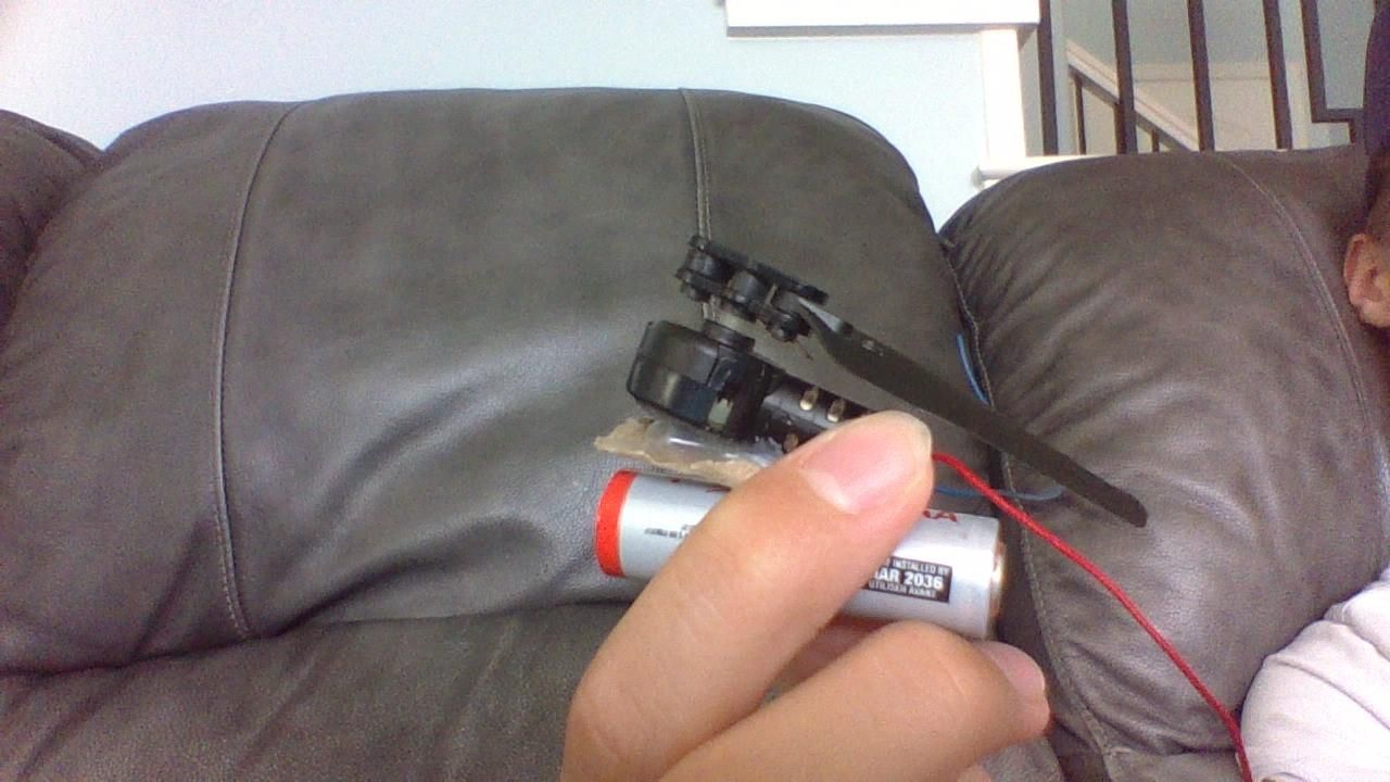 Hot Glue on Propeller