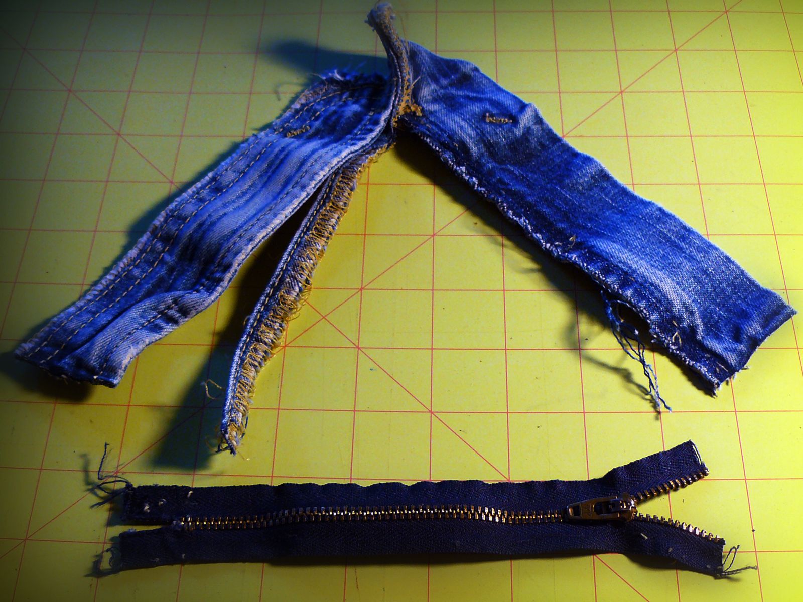 Deconstruct Jeans Into Utile Fabric & Bits 7 Steps Instructables