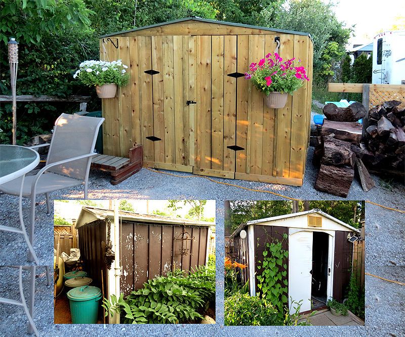 Upgrade an OLD Metal Shed Exterior