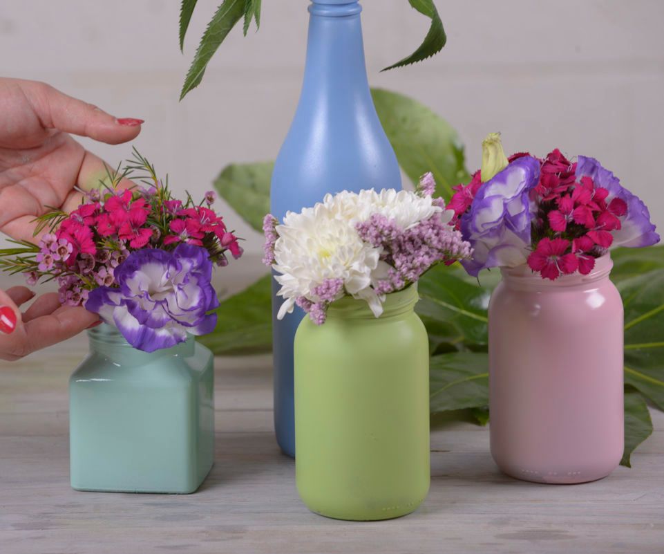 DIY With Flowers: Homemade Floral Centrepiece