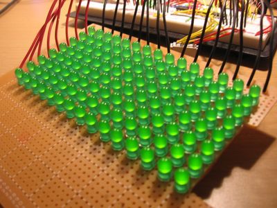 LED Matrix Using Shift Registers : 7 Steps (with Pictures) - Instructables