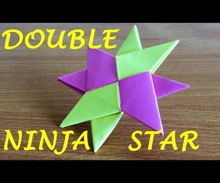 How to Make a Double Ninja Star Shuriken Origami