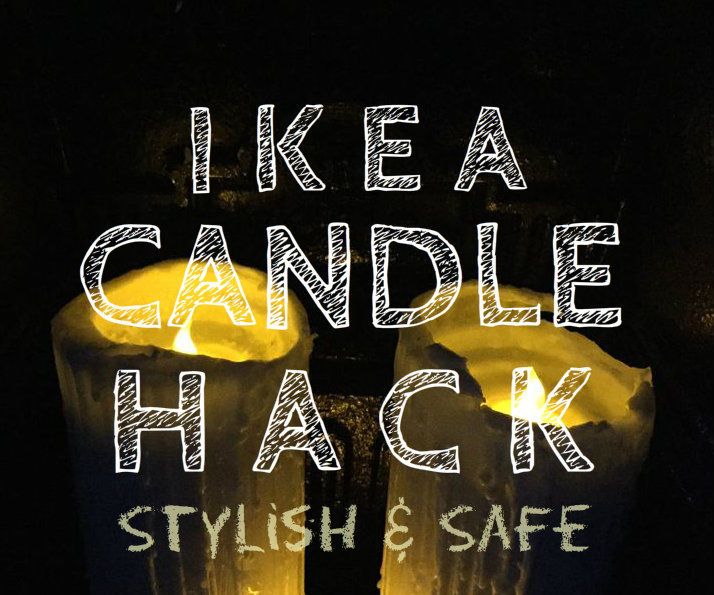 IKEA Candle Hack a Stylish and Safe Enhancement