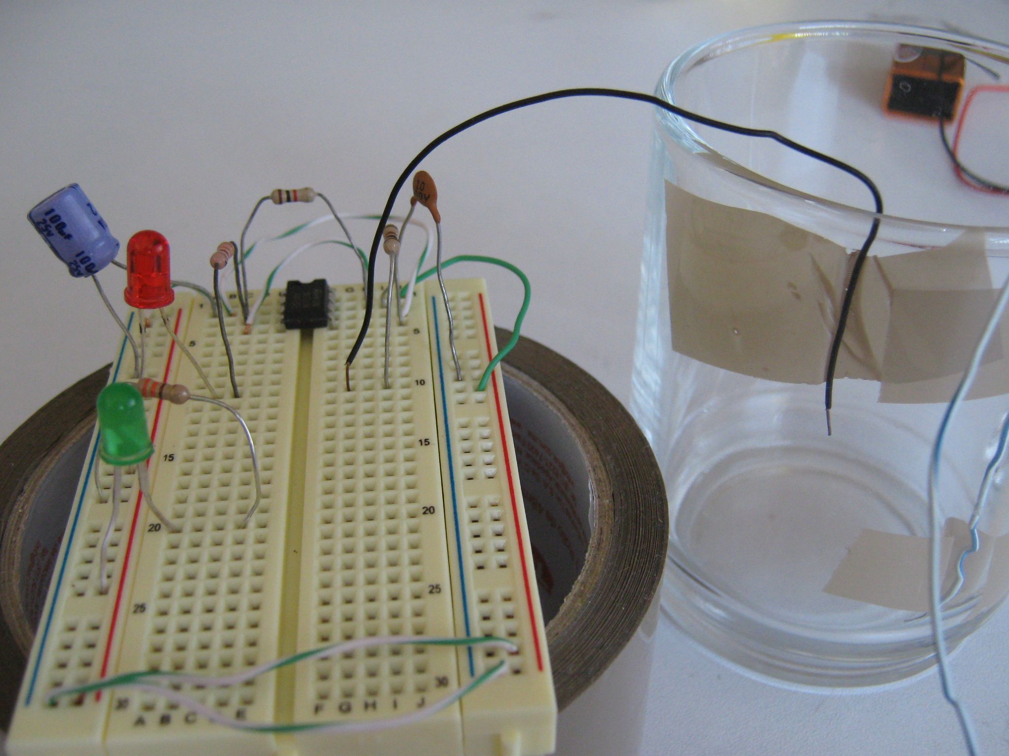 Simple Water Level Detector Using a LM555 in Astable Mode: : 23 Steps ...