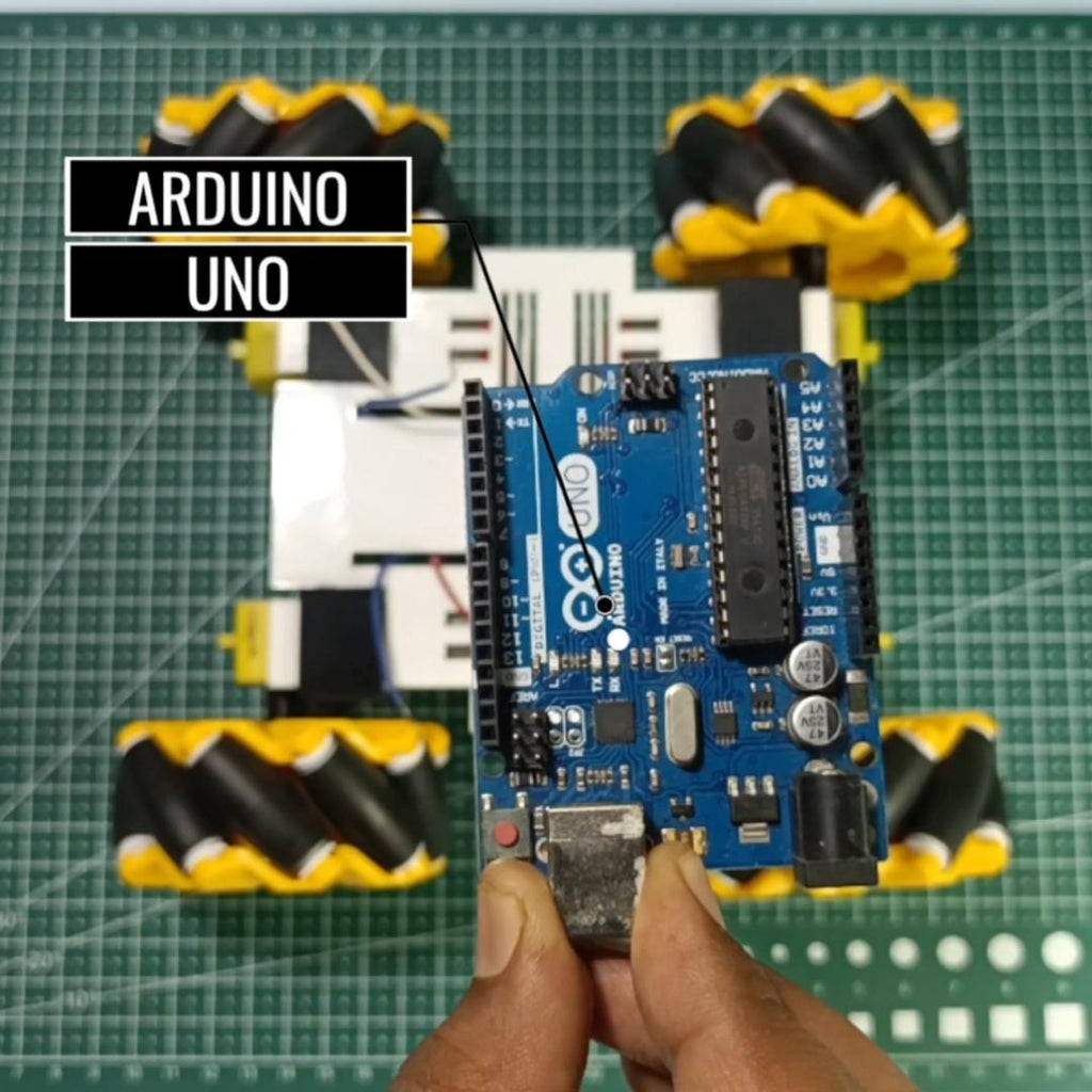 How to Make an Arduino Obstacle Avoiding Car With Mecanum Wheel : 4 ...
