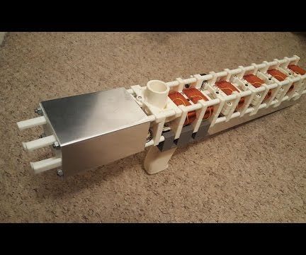 Mk4 Coil Gun 6-Stage 3D Printed 