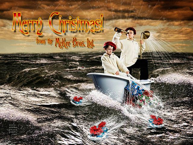 Pre-Viz and Photoshop Compositing for a Holiday Card