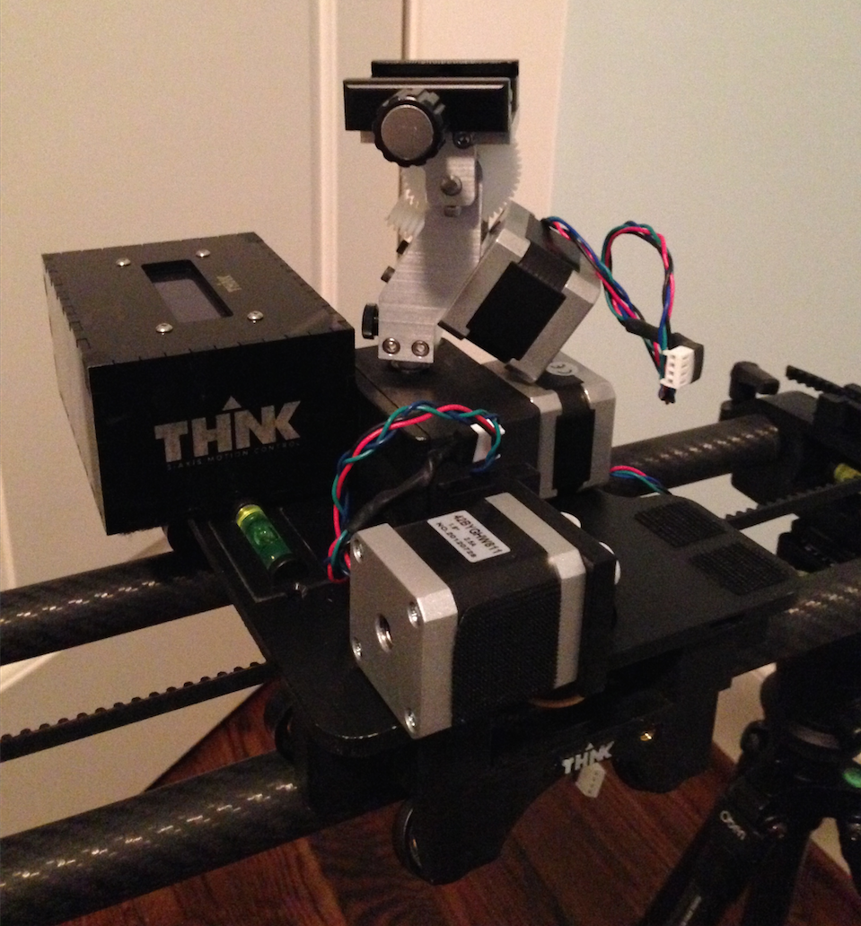 3D Printed, Ultralight, 3-axis Modular Time-Lapse Motion Control System