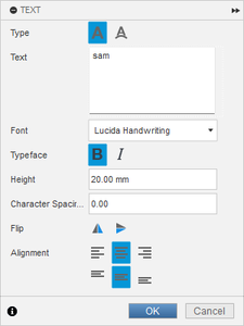 Choosing the Font and Size