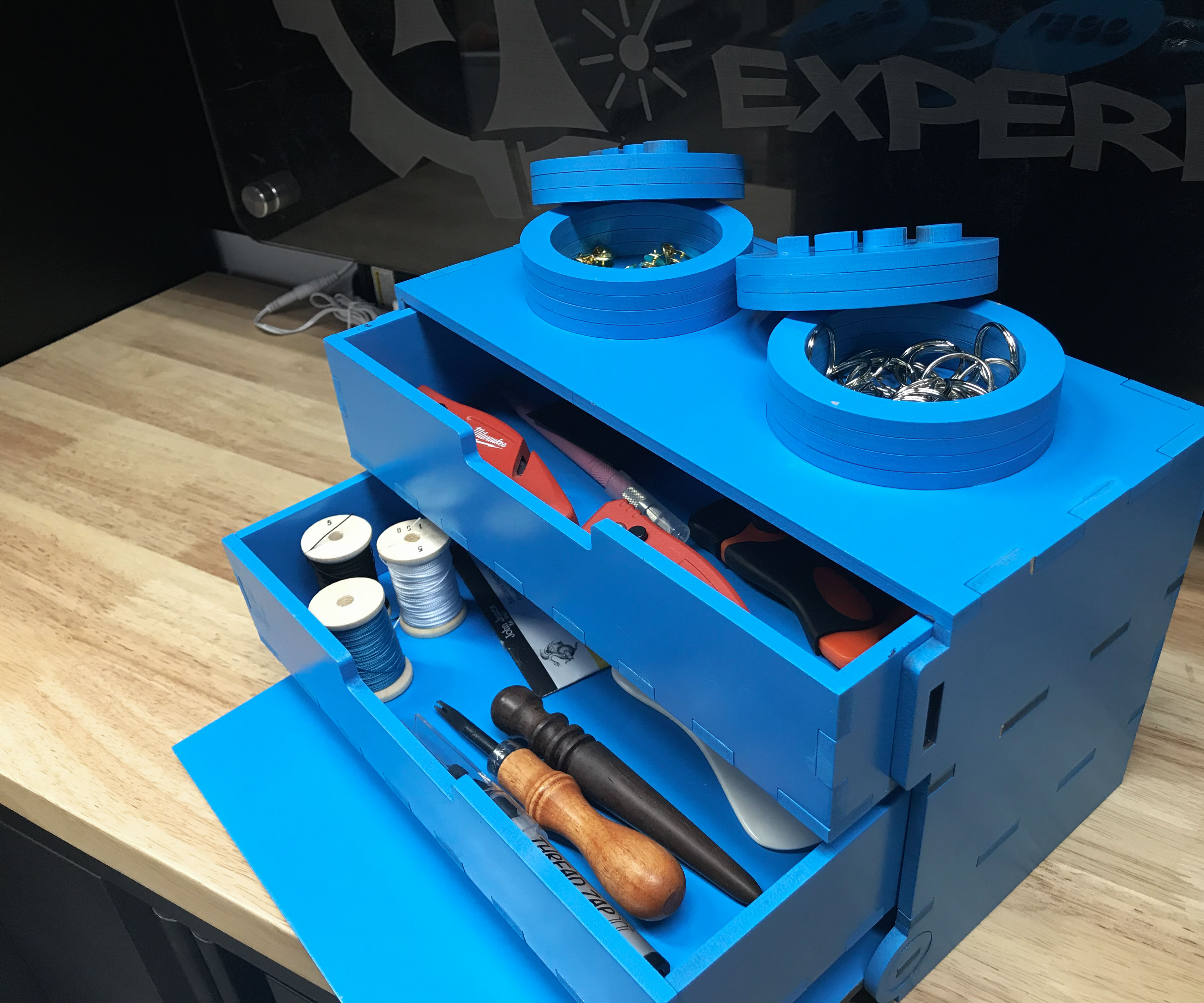 Custom Lego Brick Storage Container