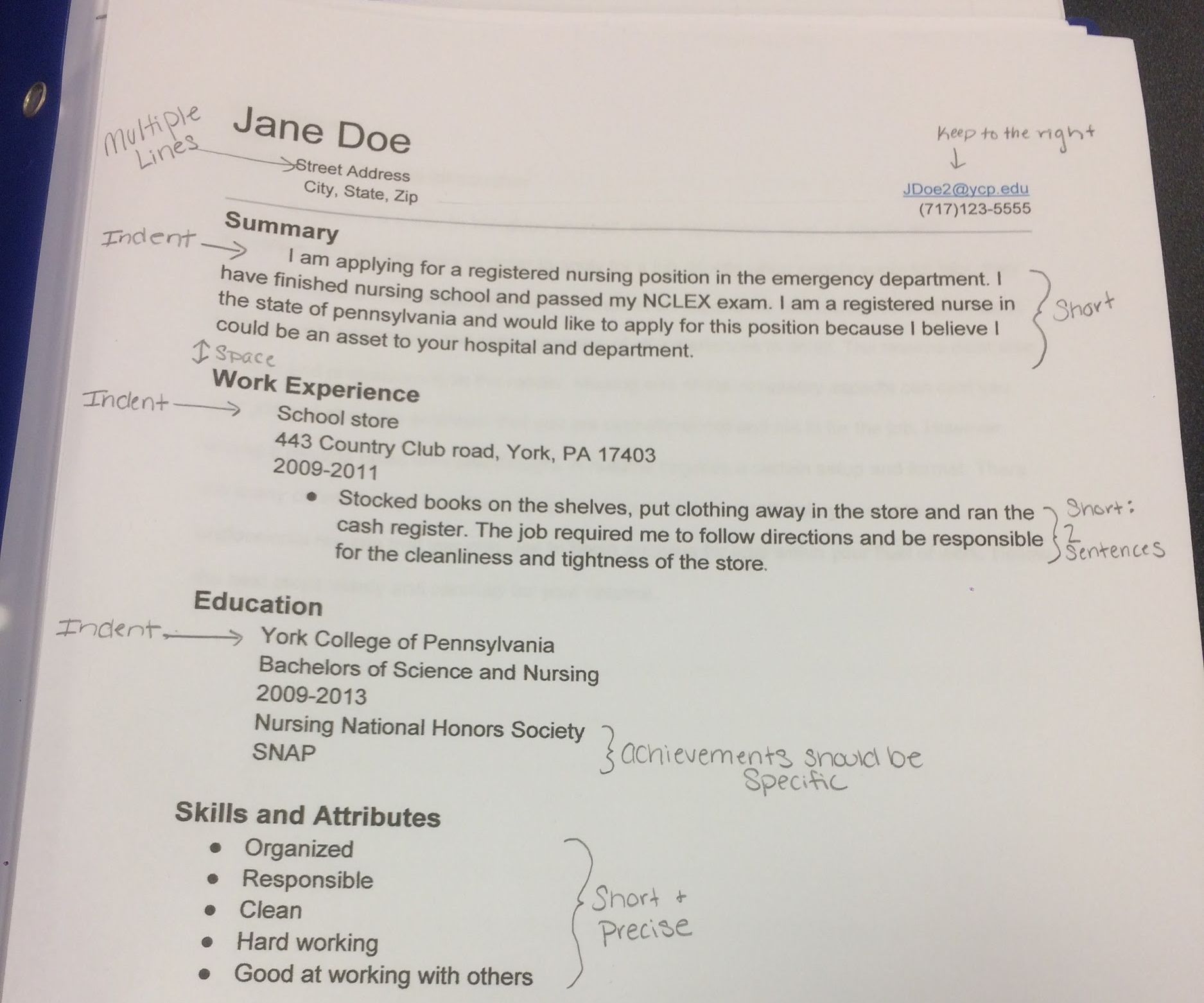 How to Write a Professional Resume 