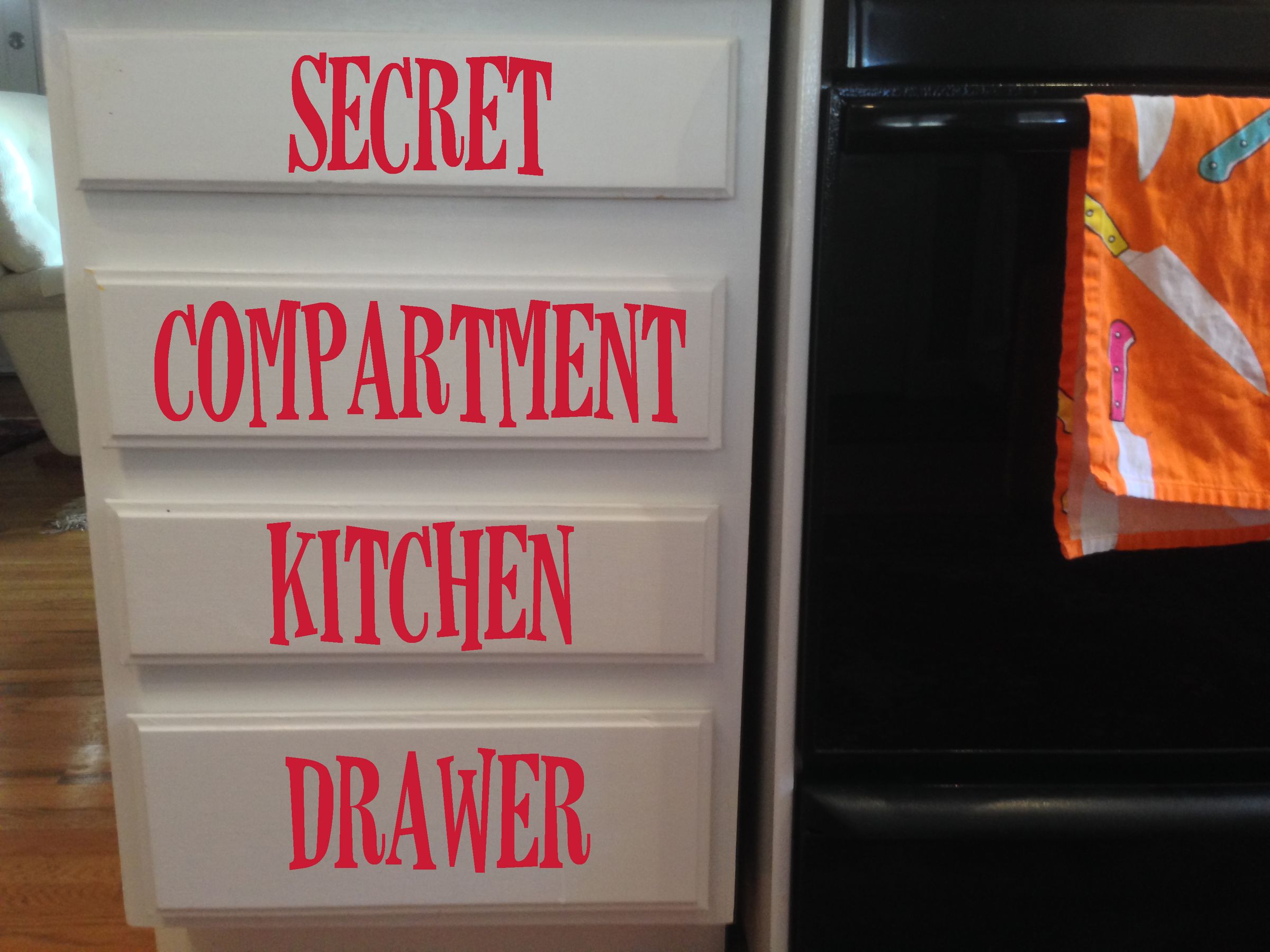 Secret Drawer Compartment