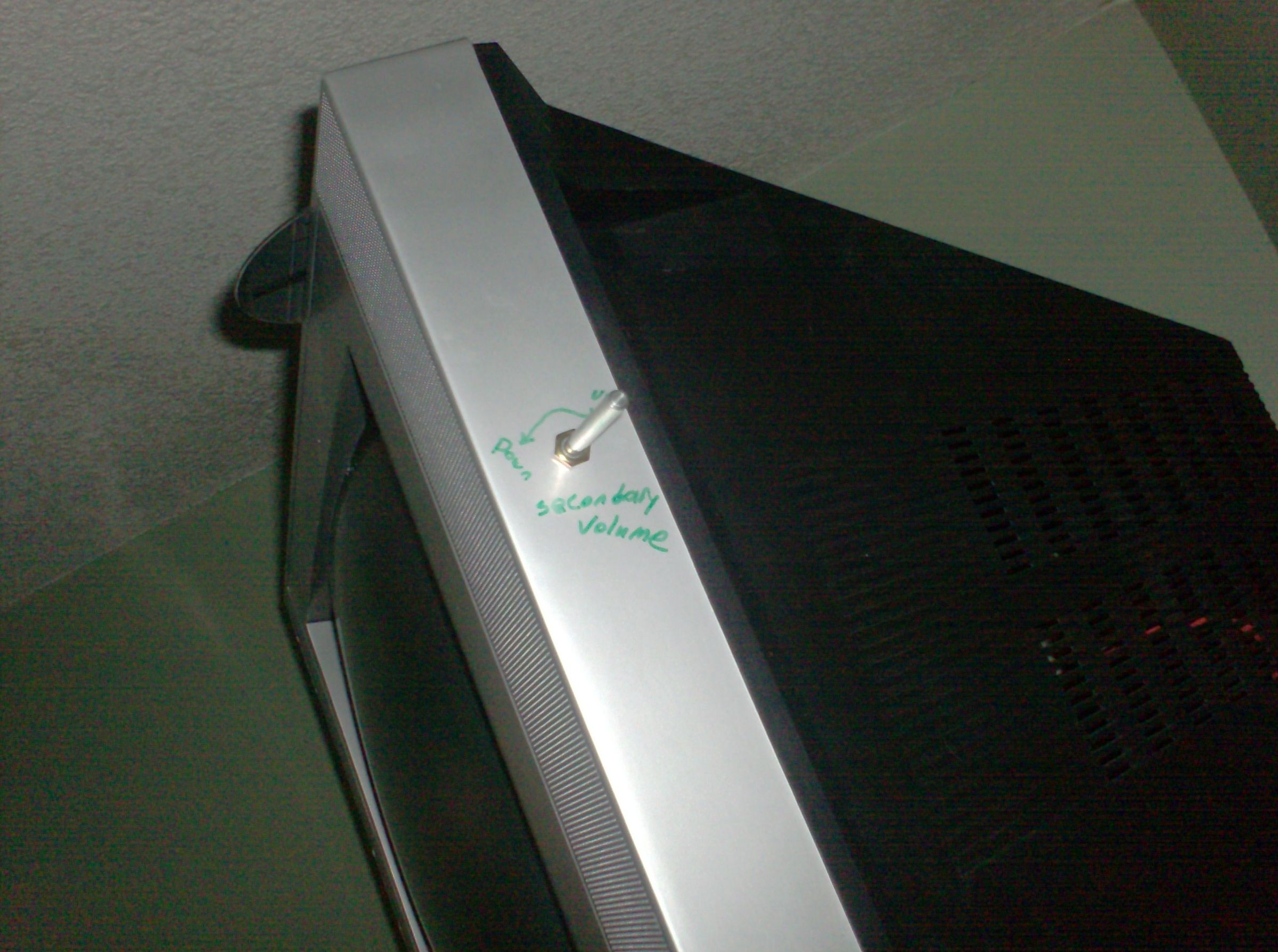 Finer Volume Control for T.v.