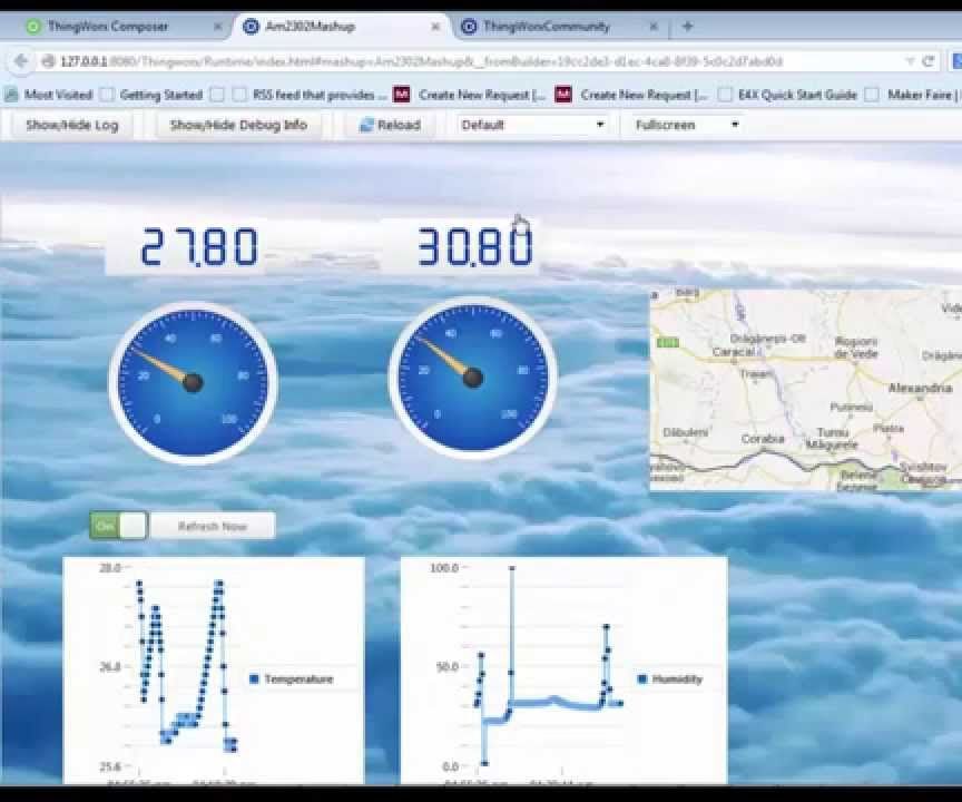 Weather Monitoring With IntelGalileo and Thingworx Cloudplatform