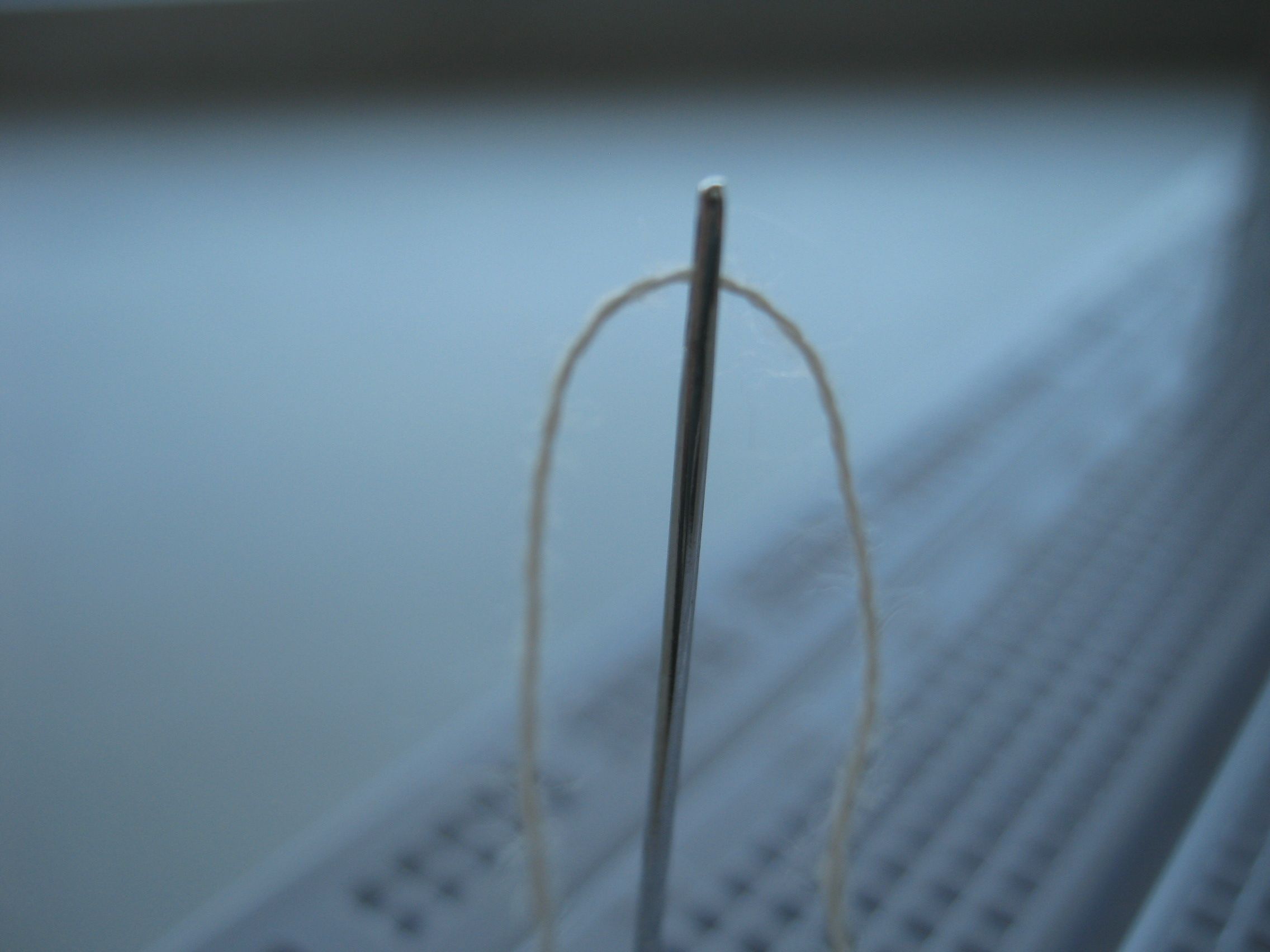 Hacker / Nerd Needle and Thread 3 Steps Instructables