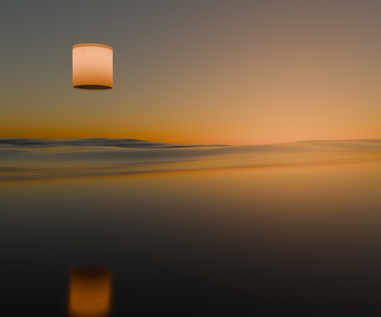 Making a Floating Lantern in Blender