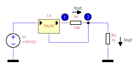 78L05 Current Source Does Not Work ?