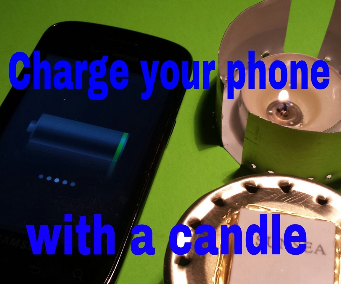 Charge Your Phone With a Candle!