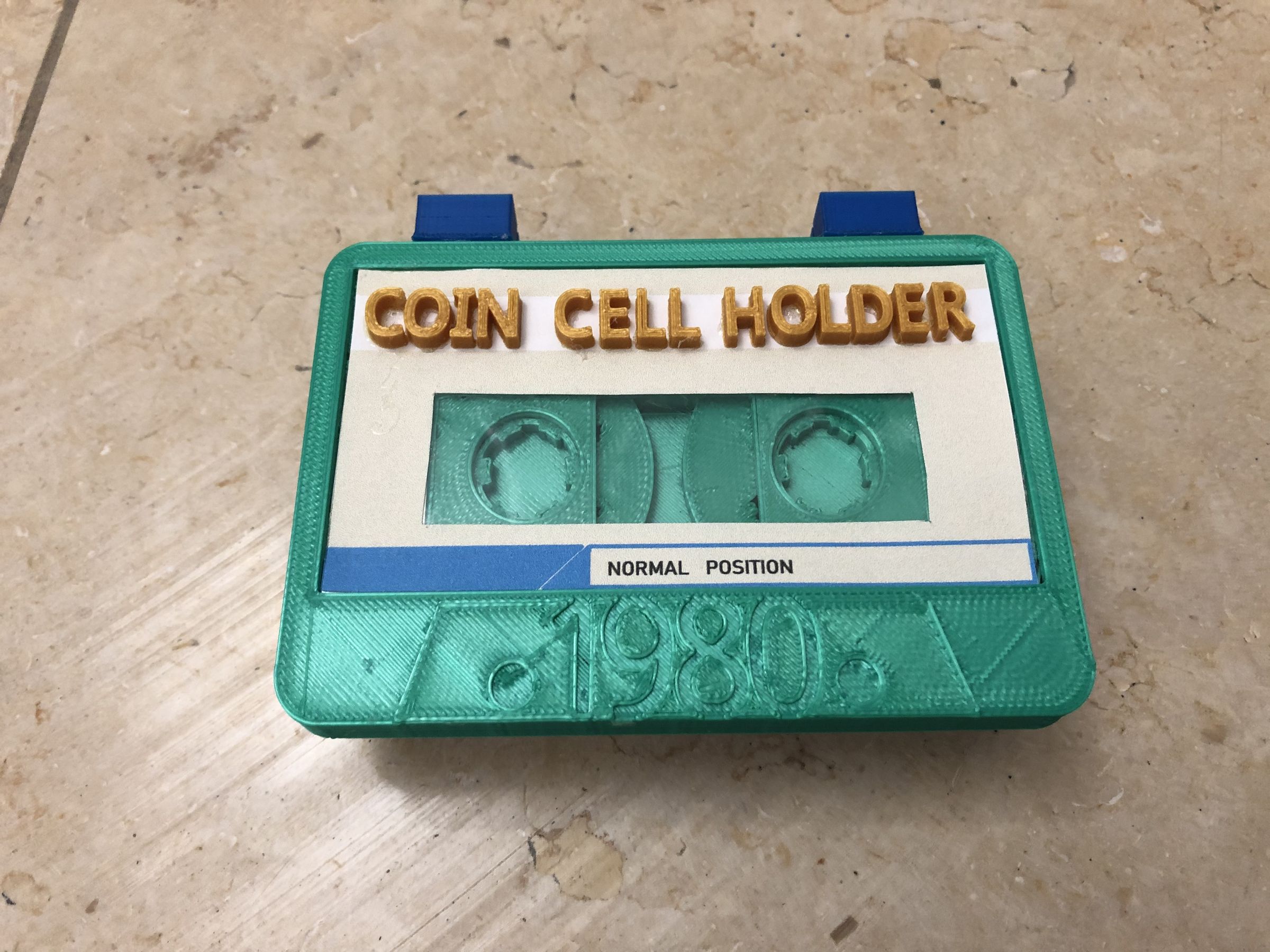 Cassette Coin Cell Holder 16 Steps (with Pictures) Instructables