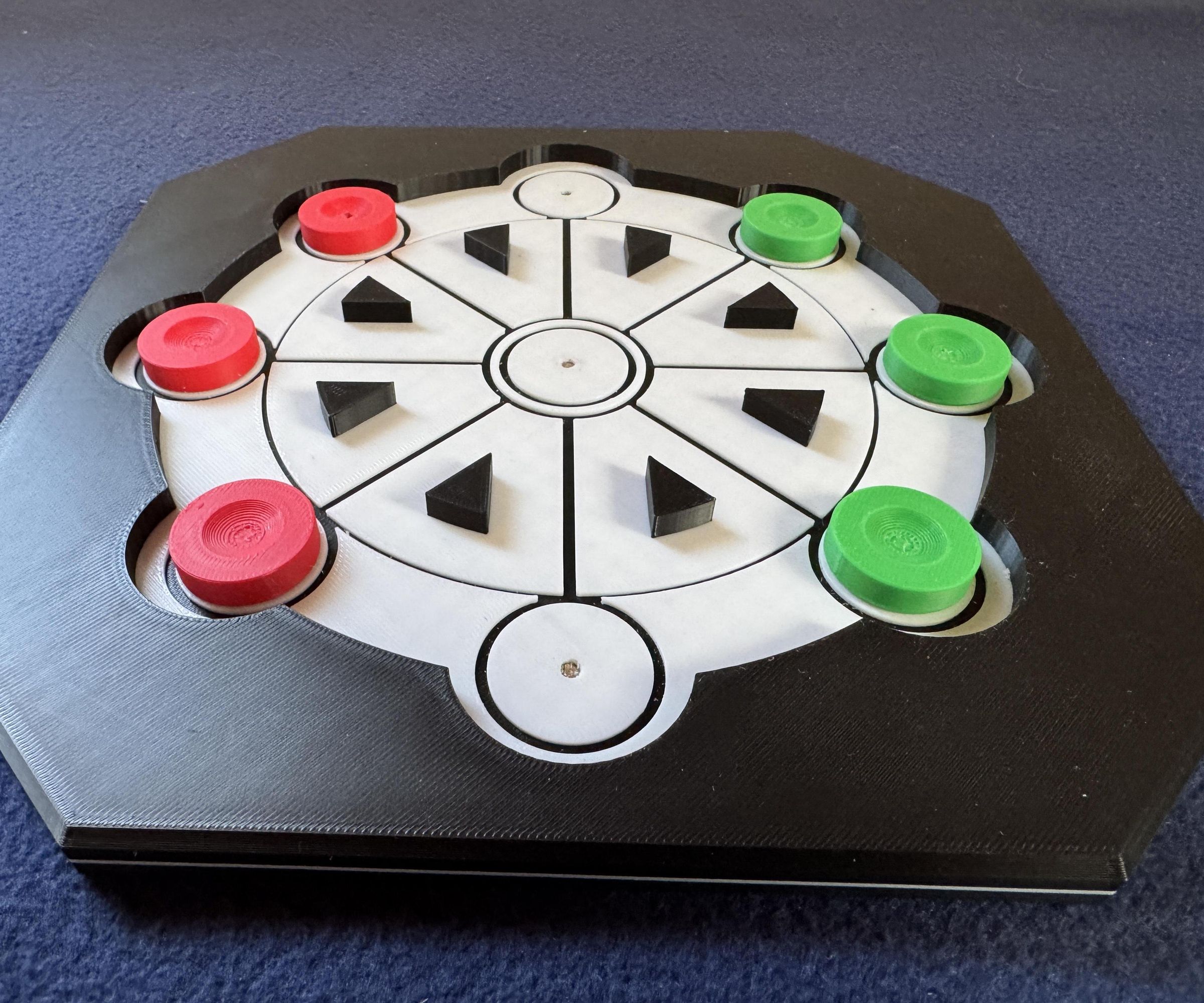 Little Mill Game - 3D Printed - Magnetic